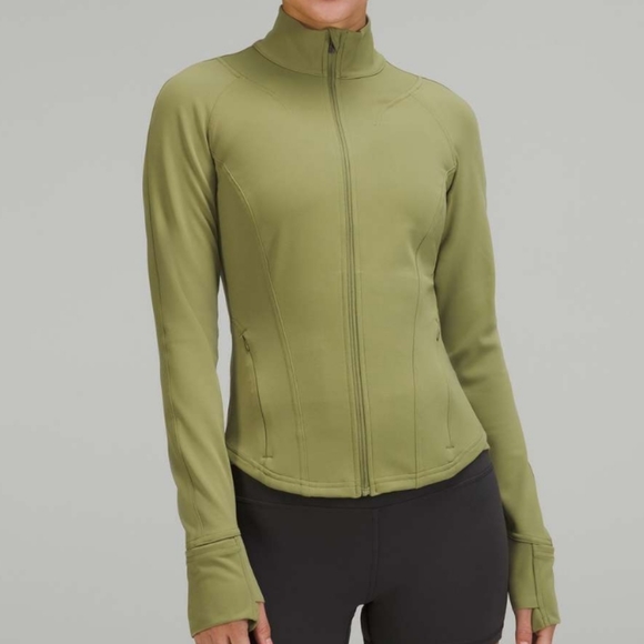 lululemon athletica Jackets & Blazers - Lululemon InStill Jacket Bronze Green Luxtreme Nulu 6